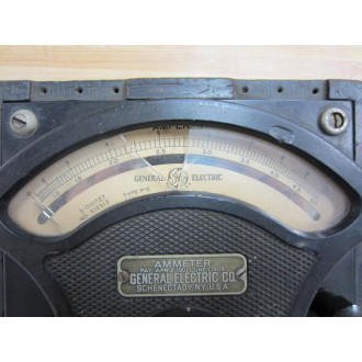 GE General Electric 612913 Antique Amp Meter Vintage Industrial 39065 - Used