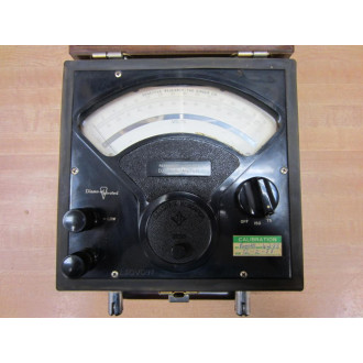 Singer C Vintage Industrial Direct Current Volt Meter 39081 - Used