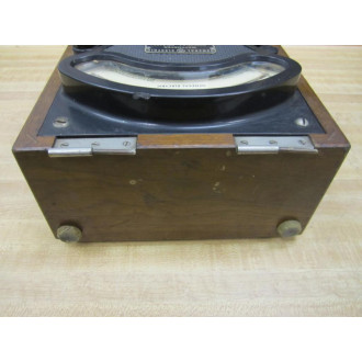 General Electric 3883854 Vintage Industrial Watt Meter wo Lid Antique - Used
