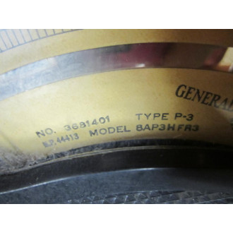 GE General Electric 3681401 Vintage Industrial Watt Meter wo Lid Antique - Used