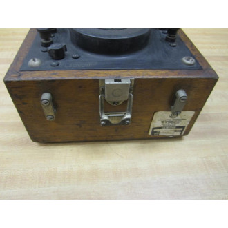 GE General Electric 3675339 Vintage Industrial Volt Meter wo Lid Antique - Used