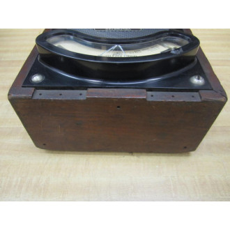 GE General Electric 544937 Vintage Industrial AC Volt Meter Cracked Glass - Used