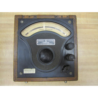GE General Electric 3613090 Vintage Industrial Amp Meter wo Lid Antique - Used