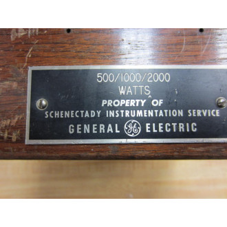 GE General Electric 2043693 Antique Watt meter Vintage Industrial 39049 - Used