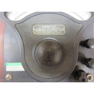 GE General Electric 356578 Antique Amp Meter Vintage Industrial 39040 - Used