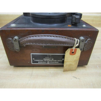 GE General Electric 522094 Vintage Industrial Amp Meter wo Lid Antique - Used