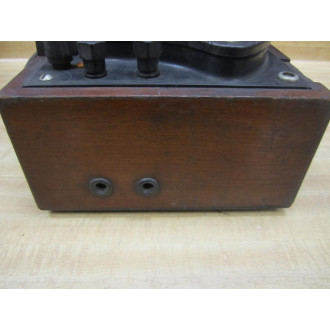 GE General Electric 522094 Vintage Industrial Amp Meter wo Lid Antique - Used