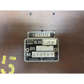 GE General Electric 3512527 Antique Amp Meter Vintage Industrial 39036 - Used