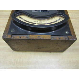 GE General Electric 3675324 Vintage Industrial Amp Meter wo Lid Antique - Used