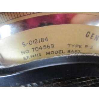 GE General Electric 704569 Vintage Industrial Watt Meter wo Lid 39025 - Used