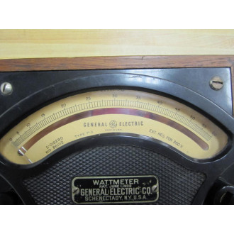 GE General Electric 861112 Antique Watt Meter Vintage Industrial 39017 - Used