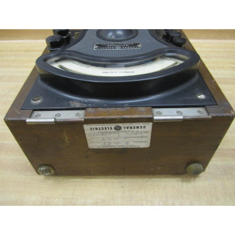 GE General Electric 3675333 Vintage Industrial Watt Meter wo Lid Antique - Used