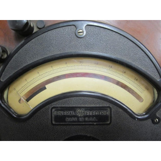 GE General Electric 888510 Antique Amp Meter Vintage Antique 39006 - Used
