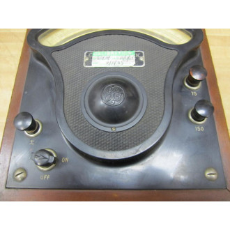 GE General Electric 2615914 Vintage Industrial ac Volt Meter Antique - Used