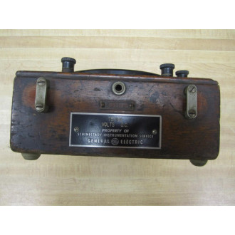 GE General Electric 8DP2 Antique D-C Volt Meter Vinage Industrial - Used