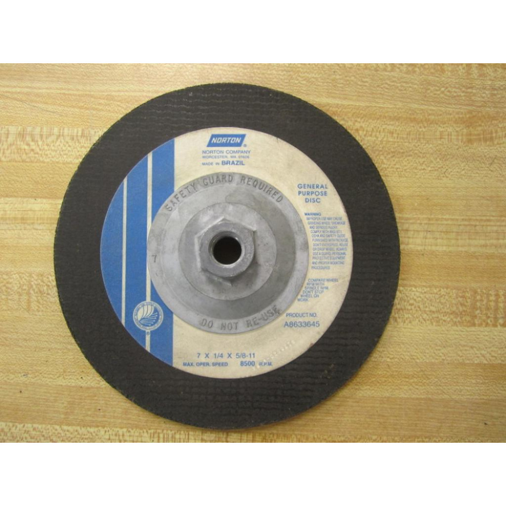 Norton A8633645 General Purpose Disc - New No Box