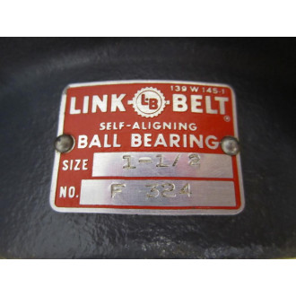Link Belt F 324 Flange Bearing - Size: 1-12" F324 - Used