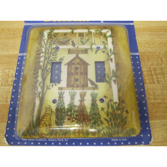 Icon 610026000764 DecoPlate Wall Plate Bless Or Home (Pack of 5)