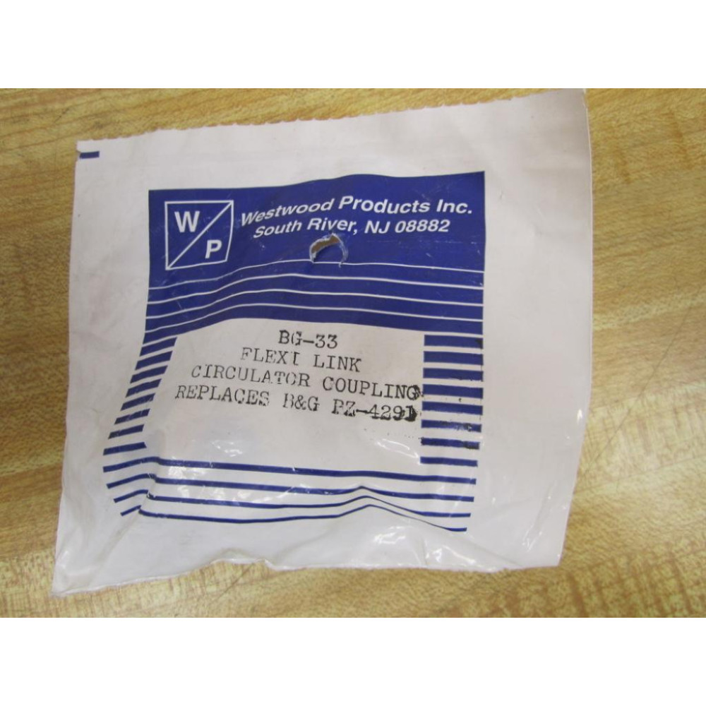 Westwood BG-33 Flexi Link Circulator Coupling  BG33