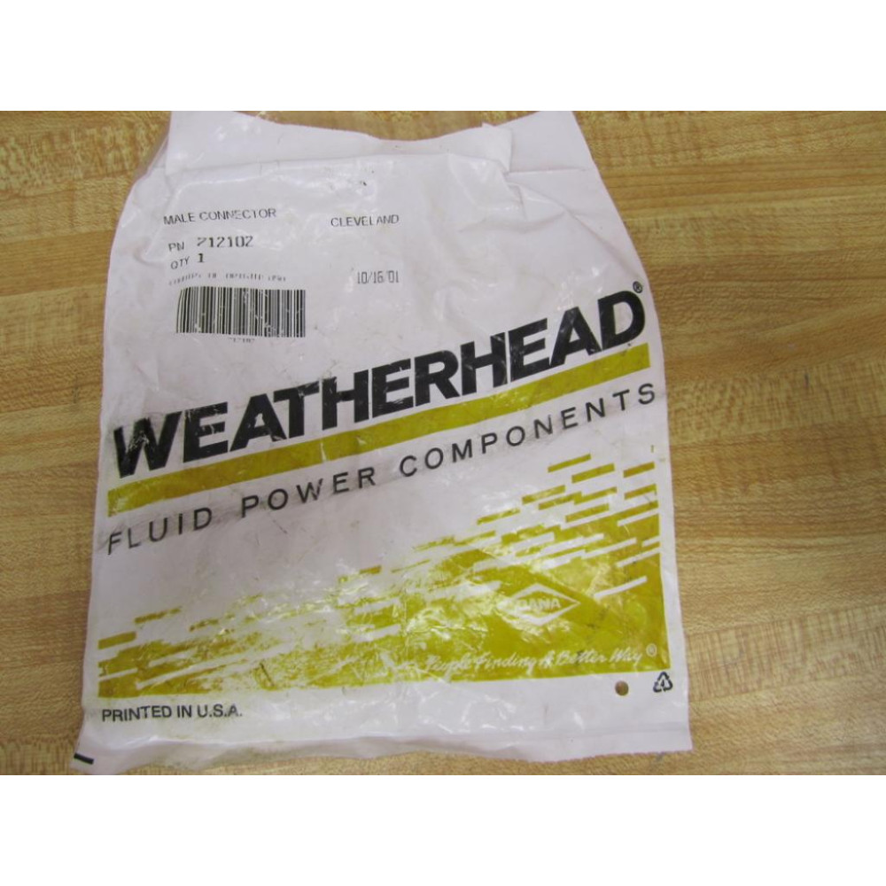 Weatherhead 712102 Male Connector