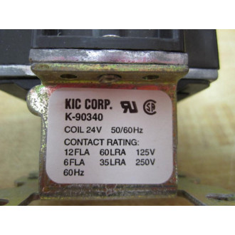 Kic K-90340 Fan Relay DPDT 24Vac 690-340