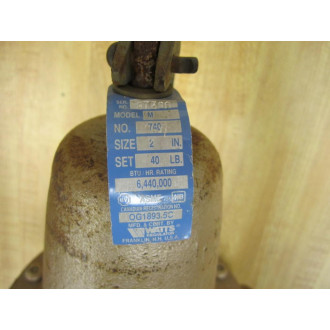 Watts M Valve No. 720 Size 2 In - New No Box