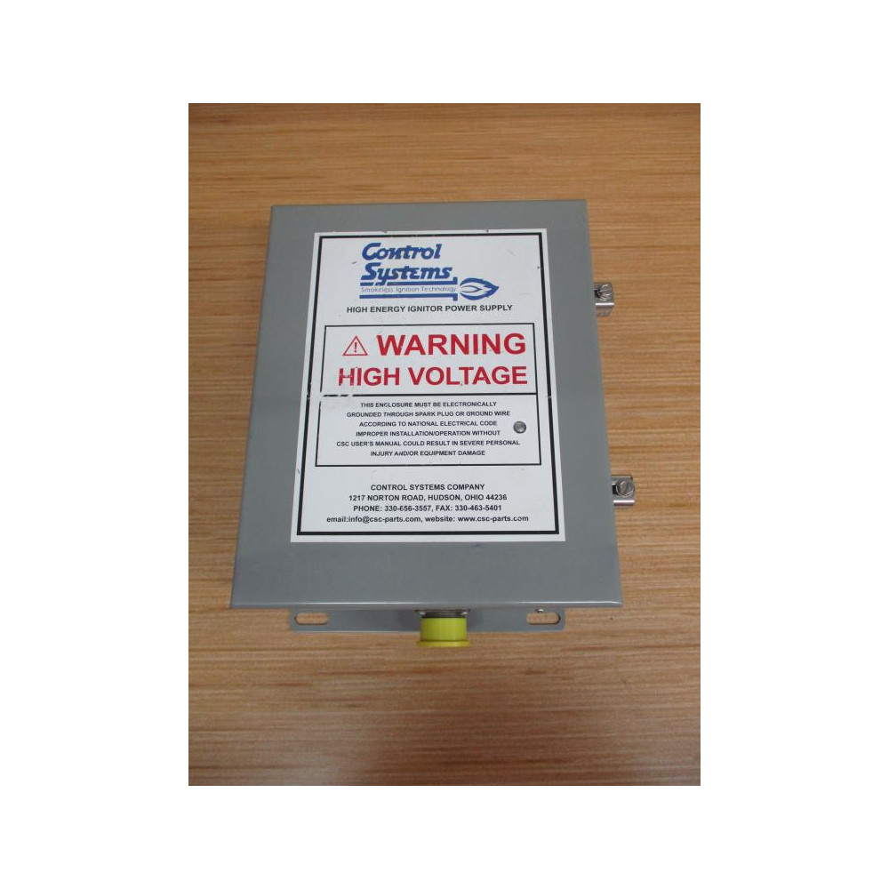 Control Systems 157-111 High Energy Ignitor Power Supply - New No Box Control Systems 157-111 High Energy Ignitor Power Supply - New No Box