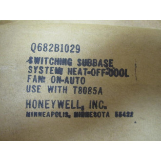 Honeywell Q682B1029 Switching Subbase For T8085A Thermostat Q682B1029