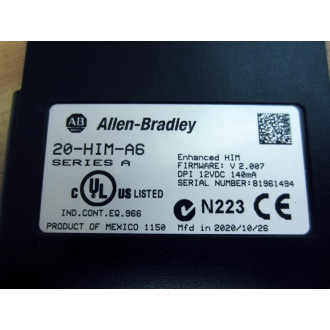 Allen Bradley 20-HIM-A6 PowerFlex HIM 20HIMA6 - New No Box