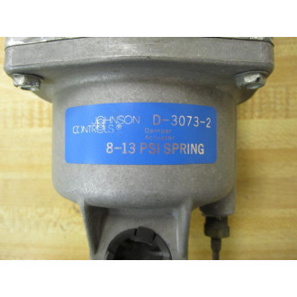Johnson Controls D-3073-2 Damper Actuator 8-13 PSI Spring D30732 - Used