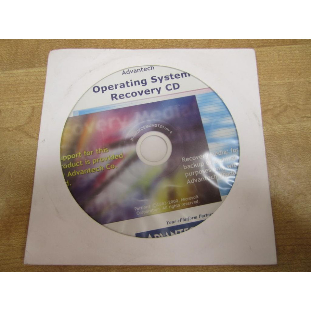 Advantech P-SW2KOEMUMST23 Rev. 4 Recovery CD