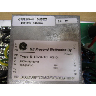 GE General Electric S-1374-10 S137410 Power Supply - New No Box