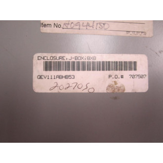 SCE AZ 013478 J-Box E-69392 Enclosure Type 12 - Used