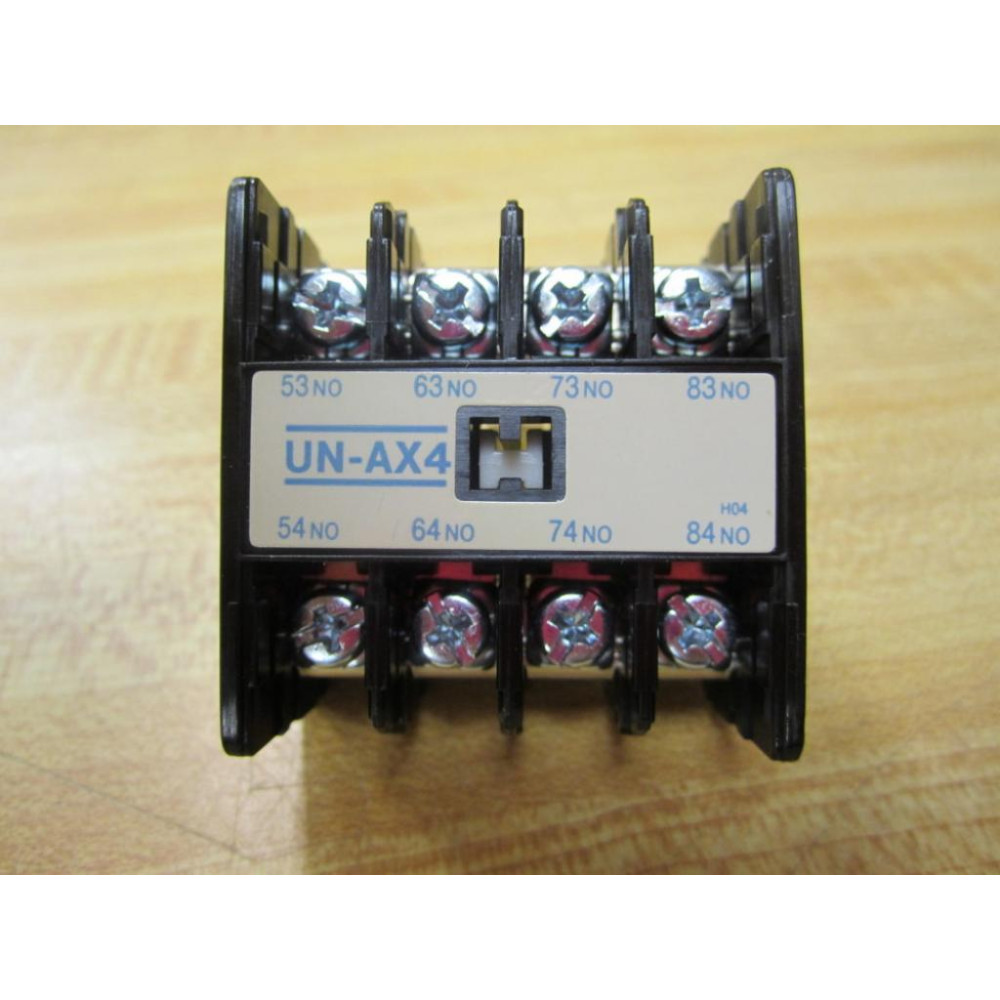 Mitsubishi UN-AX4 UNAX4 Auxiliary Contact 022B 4A 4NO 172M A600 - New No Box