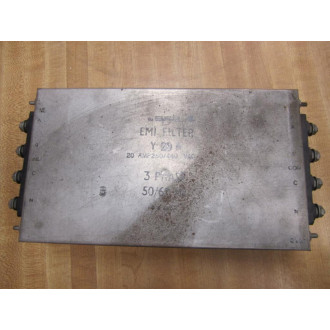 Sae Y 20 A Y20A EMI Filter 20Amp 250440Vac 3 Phase 5060Hz - Used