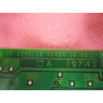 W8 1540125 0102A 10 02 Circuit Board W815401250102A1002 - Used