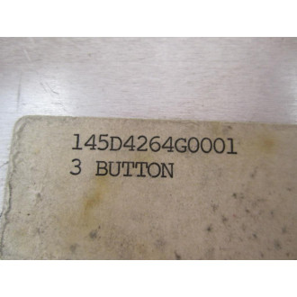 General Electric 145D4264G0001 Push Button Module Double Cap 3 Button - Used