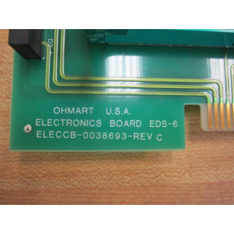 Ohmart EDS-6 Electronics Board  ELECCB-0038693-REV C - New No Box