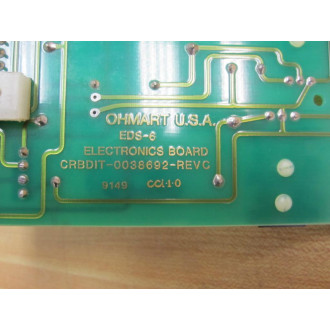 Ohmart EDS-6 Electronics Board  ELECCB-0038693-REV C - New No Box