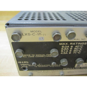 Lambda LXS-C-15-R Regulated Power Supply LXSC15R - New No Box