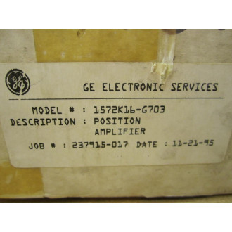 General Electric 1572K16-G703 1572K16G703 Position Amplifier Board