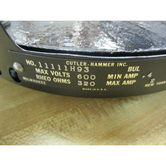 Cutler Hammer 11111H93 Eaton - New No Box