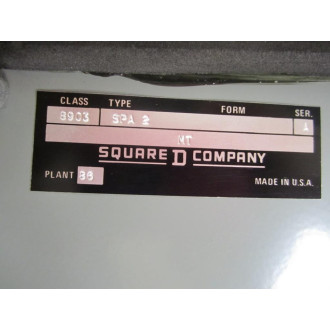 Square D 8903 SPA 2 Lighting Contactor 8903SPA2 - Used