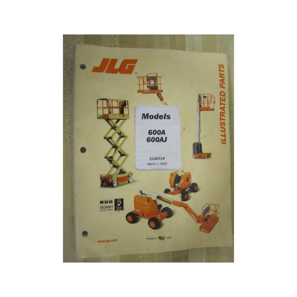 JLG 3120719 Illustrated Parts Manual - Used