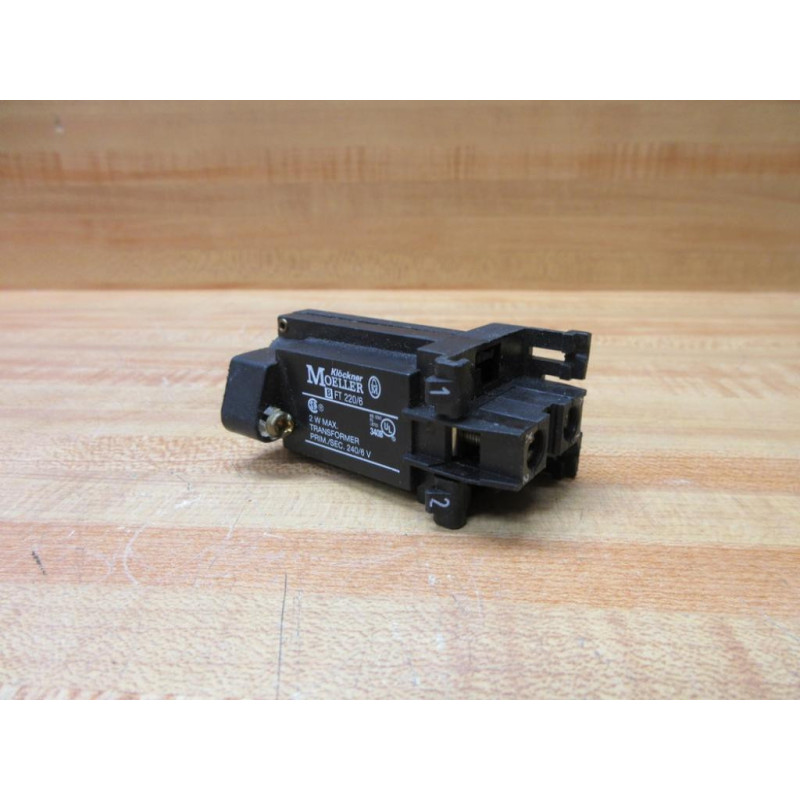KlocknerMoeller BFT2206 Lamp Transformer Block BFT2206 - Used
