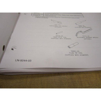 ITW Ransburg LN-9244-03 Service Manual LN924403 - Used
