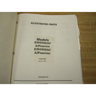 JLG 3121128 Illustrated Parts Manual - Used