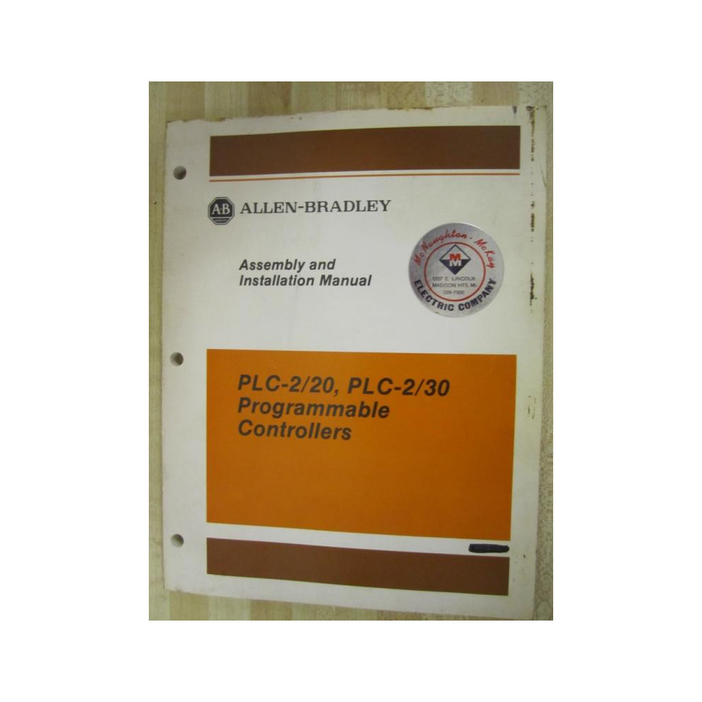 Allen Bradley 955093-97 Installation Manual 95509397 - Used