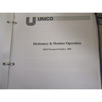 Unico 320-029 Manual 320029 - Used