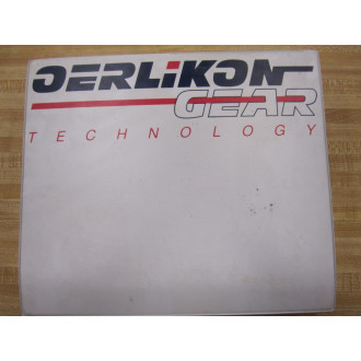 Oerlikon Gear Technology T22 Operating Manual - Used